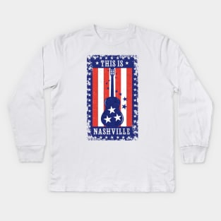 This is Nashville Kids Long Sleeve T-Shirt